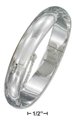 
Sterling Silver 12mm High Polish Bangle Bracelet
