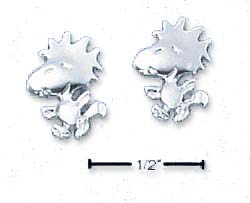 
Sterling Silver Peanuts Woodstock Post Earrings
