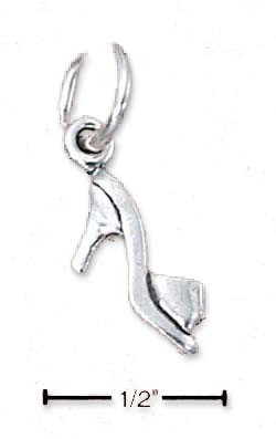 
Sterling Silver Open Toe High Heel Shoe Charm
