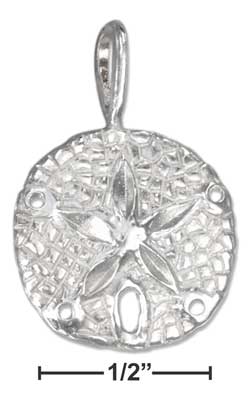 
Sterling Silver Medium DC Sand Dollar Charm
