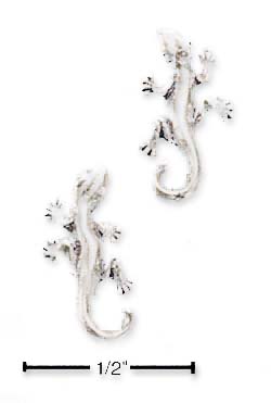 
Sterling Silver Gecko Mini Children Post Earrings
