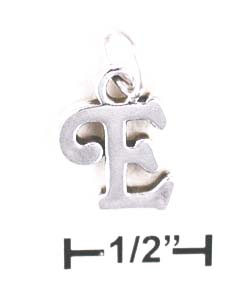 
Sterling Silver Letter E Scrolled Charm
