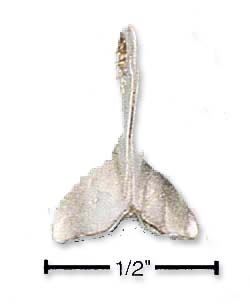 
Sterling Silver Small Whale Fluke Charm
