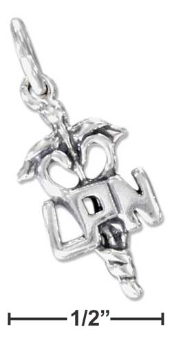 
Sterling Silver LPN Nurses Symbol Charm
