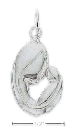 
Sterling Silver Parent With Child Charm
