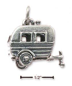 
Sterling Silver Trailer And Hitch Charm
