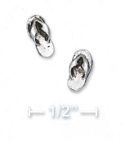 
Sterling Silver Flip Flop Post Earrings
