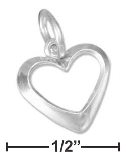 
Sterling Silver Small Open Heart Charm
