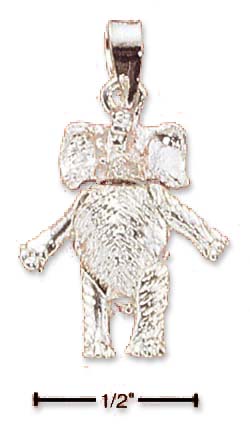 
Sterling Silver Movable Elephant Charm
