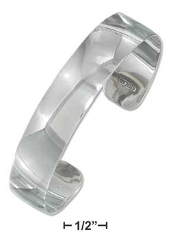 
Sterling Silver 14mm High Polish Cuff
