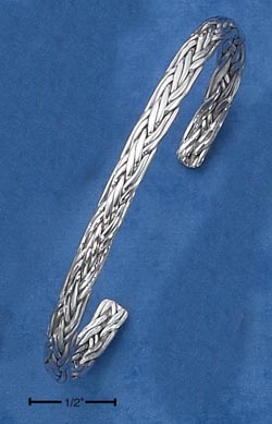 
Sterling Silver 4 strand Braided Cuff
