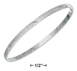 
Sterling Silver 3.5mm Bangle Bracelet
