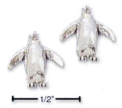 
Sterling Silver Penguin Post Earrings
