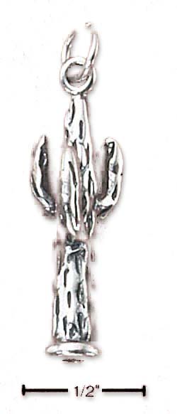 
Sterling Silver Saguaro Cactus Charm
