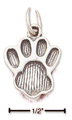 
Sterling Silver Dog Paw Print Charm
