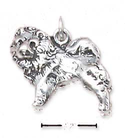 
Sterling Silver 3-D Chow Chow Charm
