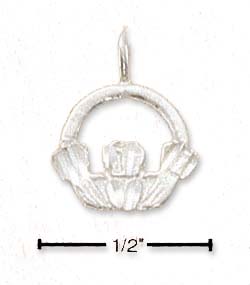 
Sterling Silver DC Claddaugh Charm
