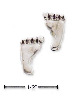 
Sterling Silver Foot Post Earrings
