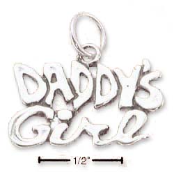 
Sterling Silver Daddys Girl Charm
