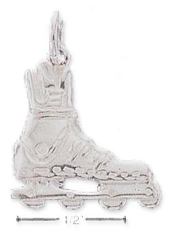 
Sterling Silver Rollerblade Charm
