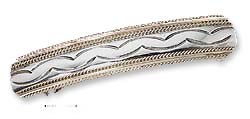 
Sterling Silver Two-Tone Barrette
