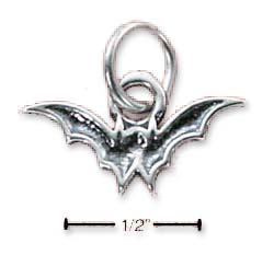 
Sterling Silver Flying Bat Charm
