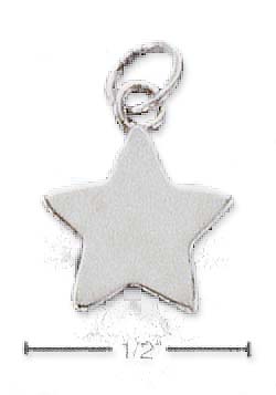 
Sterling Silver Star Box Charm
