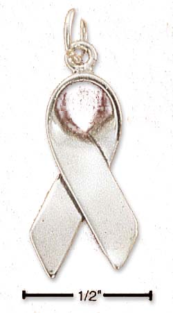 
Sterling Silver Ribbon Charm
