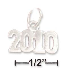 
Sterling Silver 2010 Charm
