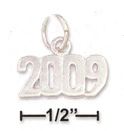 
Sterling Silver 2009 Charm
