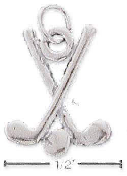 
Sterling Silver Golf Charm
