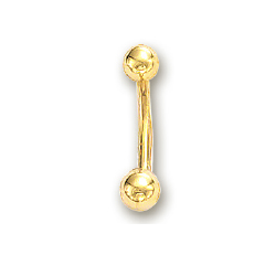 
14k Yellow 5 mm Ball Belly Ring
