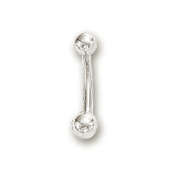 
14k White 5 mm Ball Belly Ring
