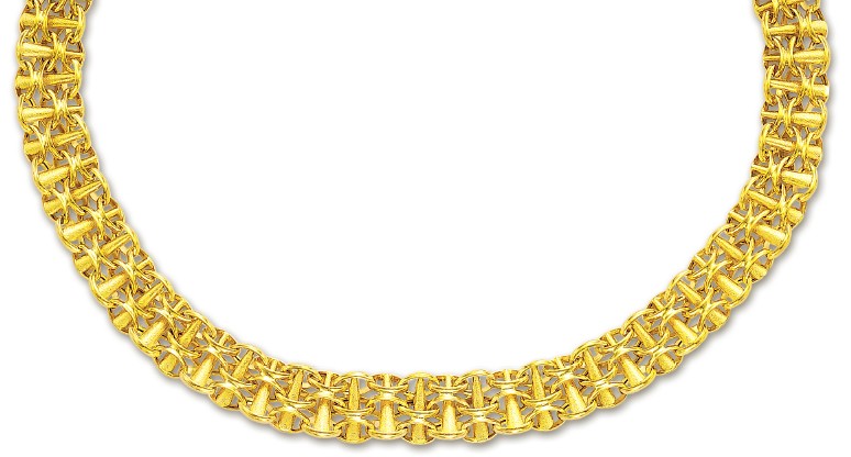 
14k Yellow Bold Necklace - 17 Inch
