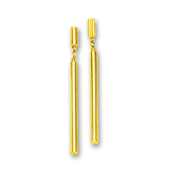 
14k Yellow Elegant Bar Drop Earrings
